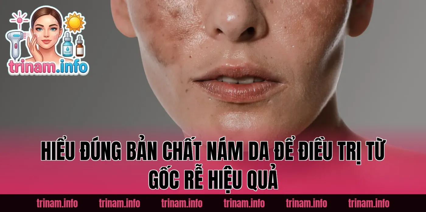 Hiểu đúng bản chất nám da để điều trị từ gốc rễ hiệu quả