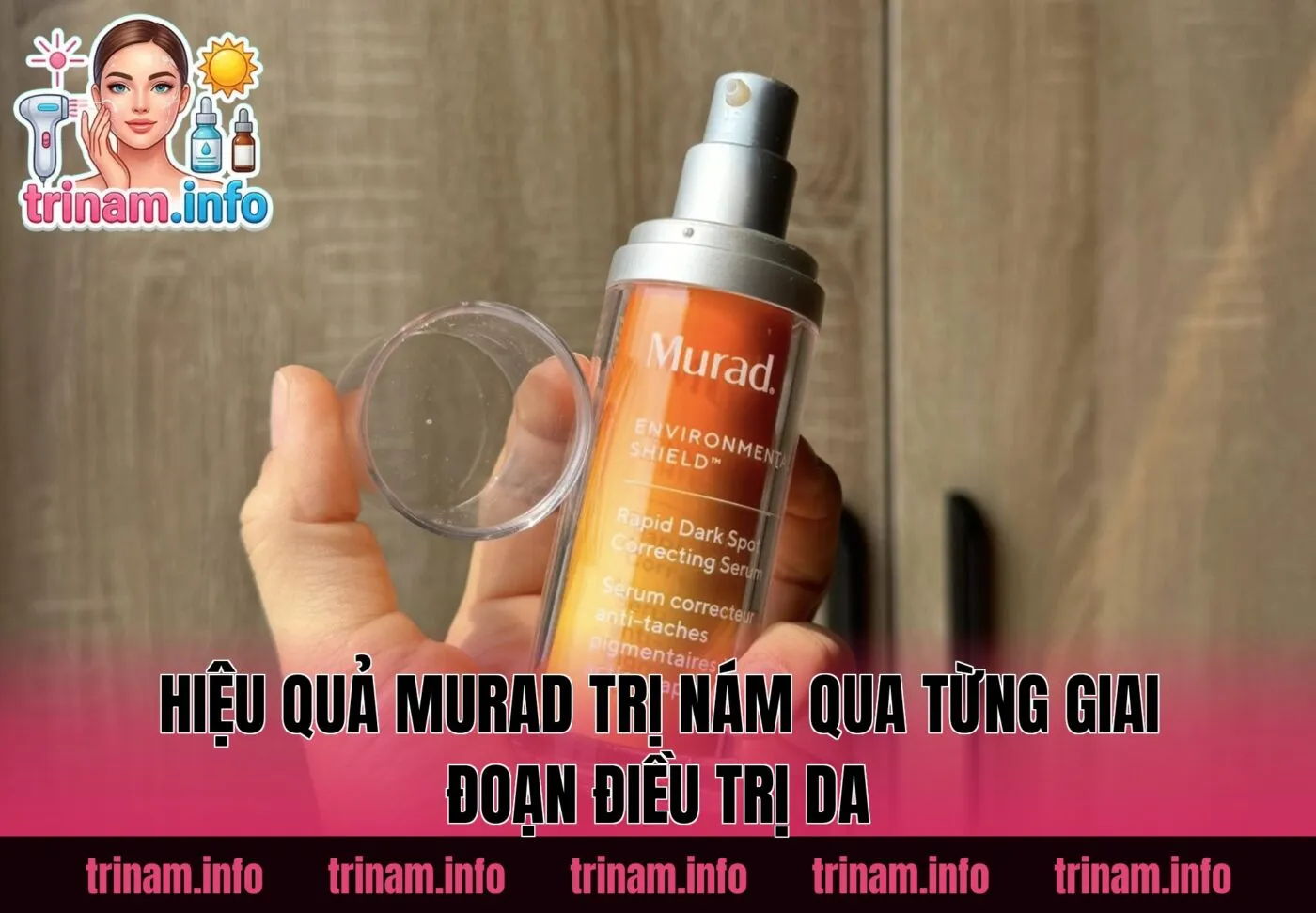 Hiệu quả Murad trị nám qua từng giai đoạn điều trị da