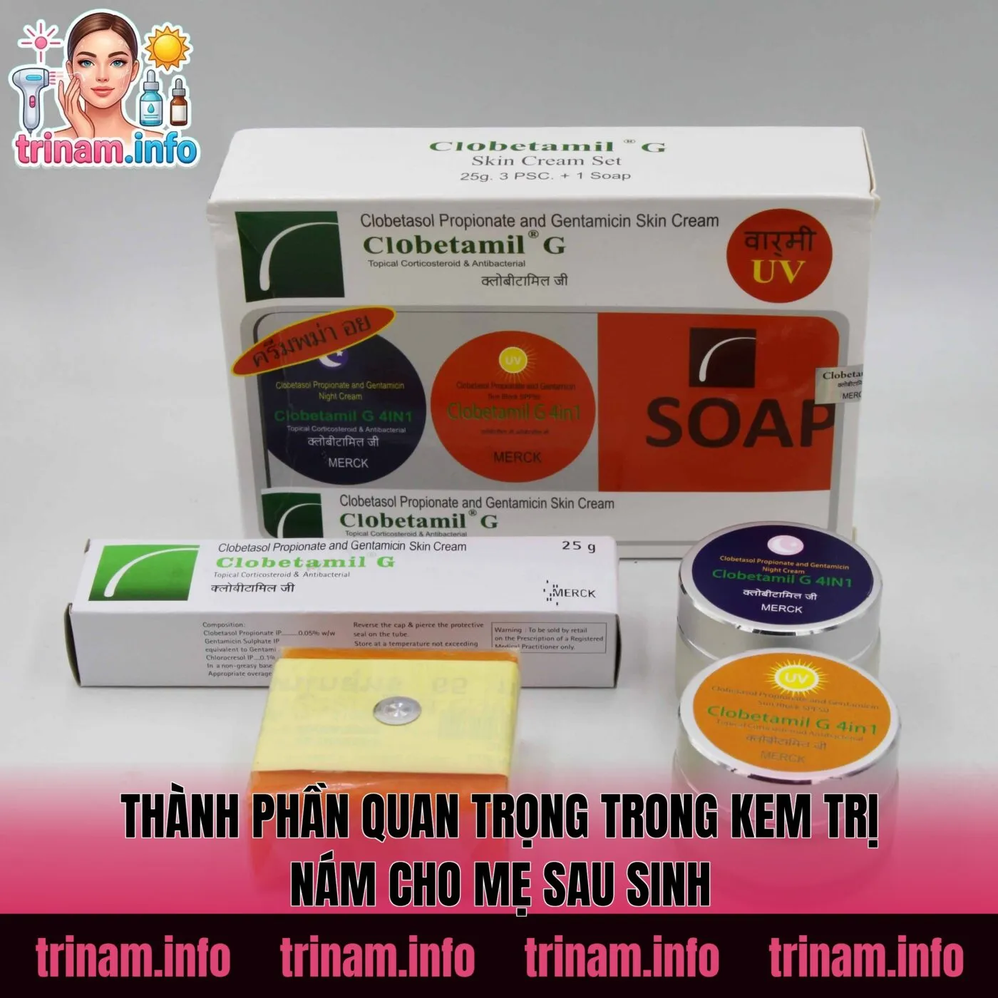 Thành phần quan trọng trong kem trị nám cho mẹ sau sinh