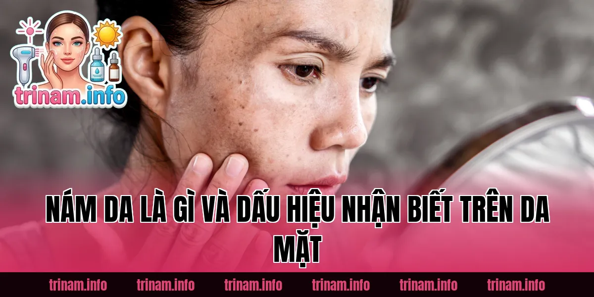 Nám da là gì và dấu hiệu nhận biết trên da mặt