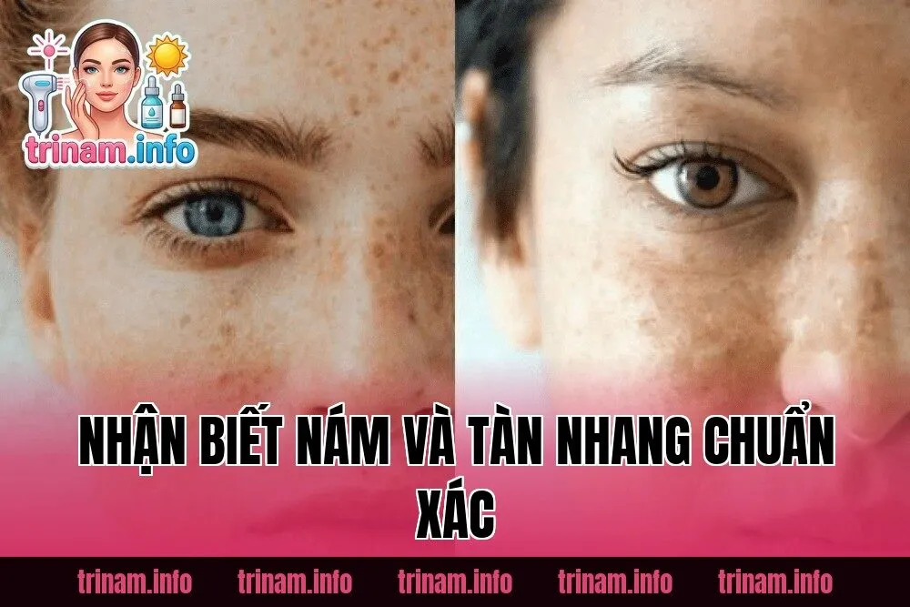 Nhận Biết Nám Và Tàn Nhang Chuẩn Xác